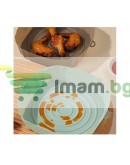 Квадратна силиконова тавичка за Air Fryer